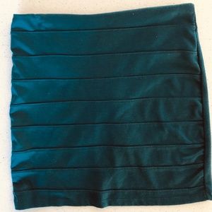 Zena Outfitters Teal mini skirt